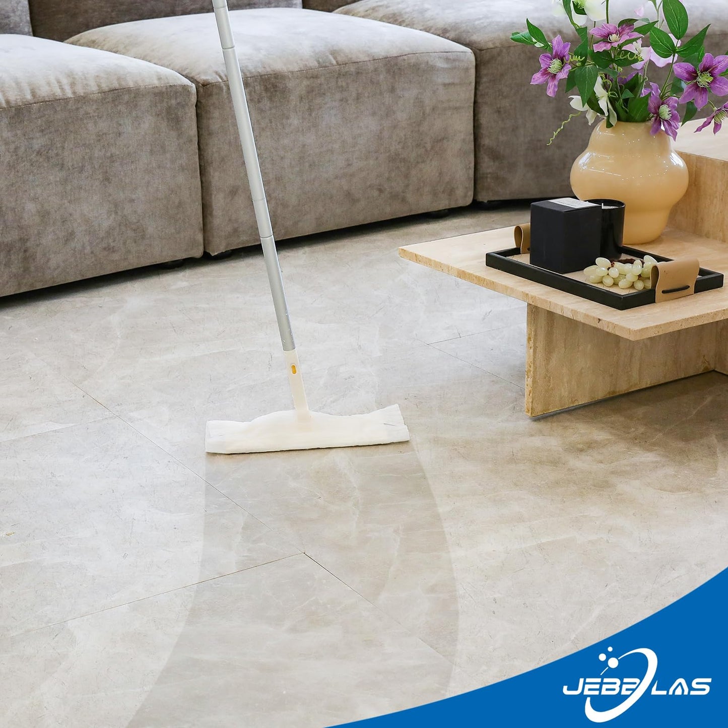 Jebblas Disposable Mop Cloth Dry Sweeping Pad For Floor Mop Sweeping Cloths Multi Surface Refills, 120 Count