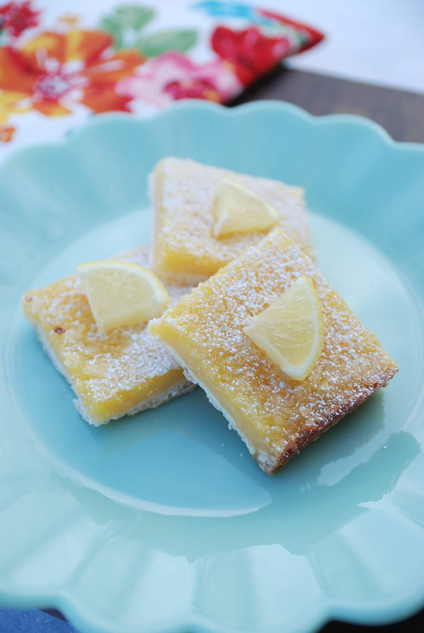 Moms Place Gluten-Free Luscious Lemon Squares Mix - 14.6 oz Pack - 18 Servings - Easy to Make Gluten Free Dessert