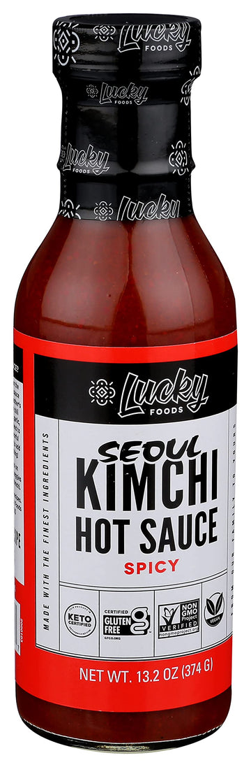 Lucky Foods Spicy Kimchi Hot Sauce 13.2 Ounce