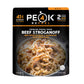 Peak Refuel Beef Stroganoff | Freeze Dried Backpacking And Camping Food | Amazing Taste | High Protein | Real Meat | Quick Prep Meals