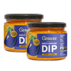 Growee Vegan Garlic Eggplant Dip (2 Pack) | Nut-Free, Gluten-Free & Dairy-Free Spread | Plant-Based Cheese, Mayo, Hummus & Vegan