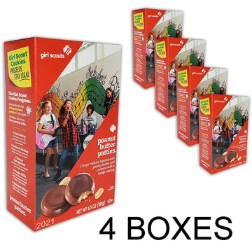 Girl Scout Cookies Peanut Butter Patties (Pack Of 4)