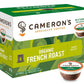 Cameron s Coffee Single Serve Pods, Organic French Roast, 12 Count (Pack of 6)