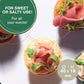 Croc'In - Orange Mini Tart Shells - Edible Appetizer Or Dessert Cups - Pastry Pans - Artisanal & Vegan Confection - 60 Pieces