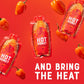 Nates Bulk 400ct Hot Honey Minis - Single-Serve 100% Pure Honey Infused with Habanero Chili Pepper - 0.49oz Packets  400ct box
