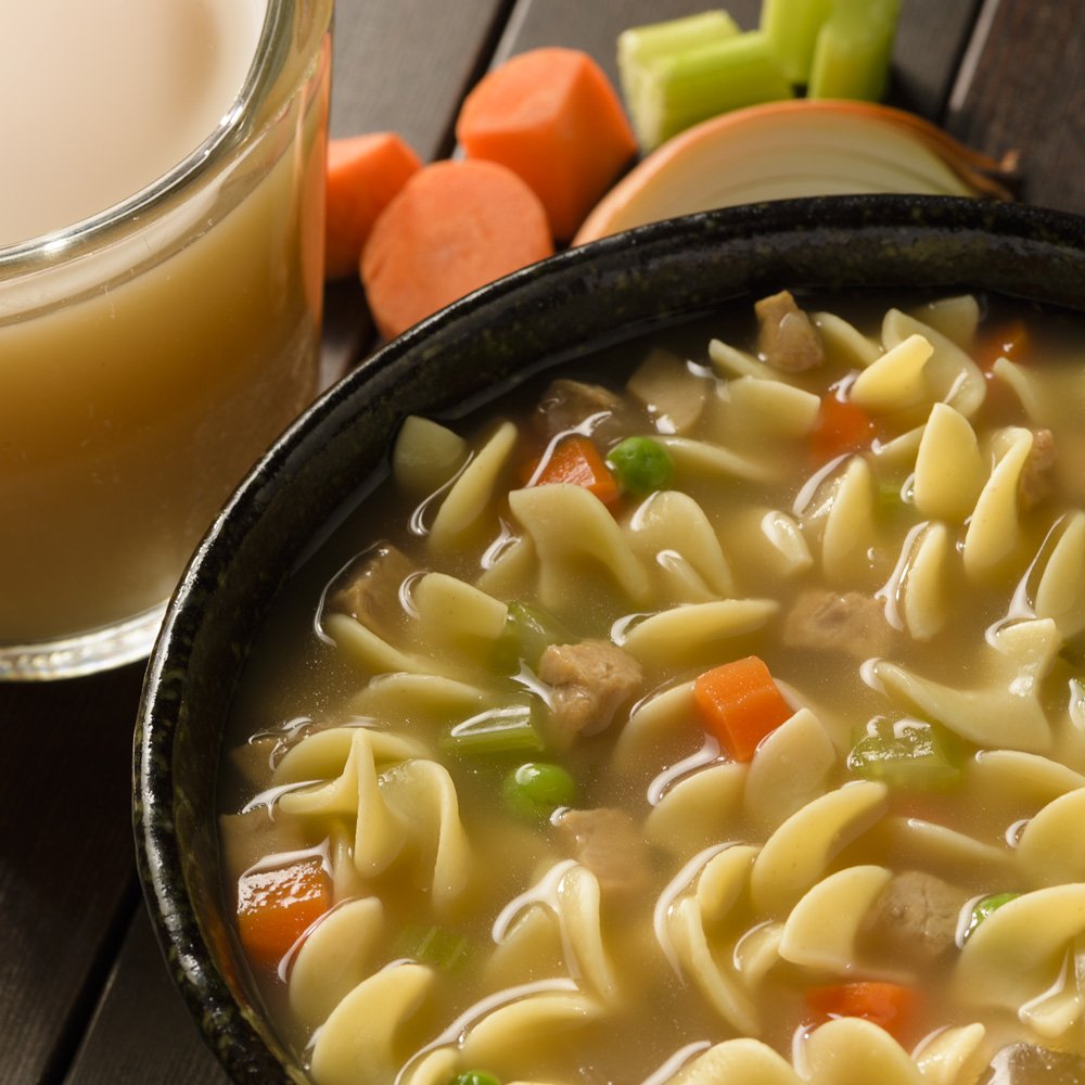 Pacific Foods Organic Bone Broth Chicken Noodle Soup, 17 Ounce