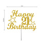 21 Birthday Cake Topper Gold Glitter, Party Decoration Ideas, Premium Quality, Sturdy Doubled Sided Glitter, Acrylic Stick. Made
