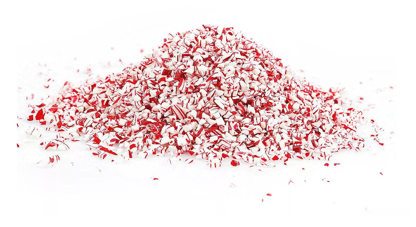 Naturejam Crushed Peppermint Xmas Candy Cane Chips 5 Pounds Bulk Bag For Holiday Winter Baking-Ice Cream Topping Or Christmas Tr