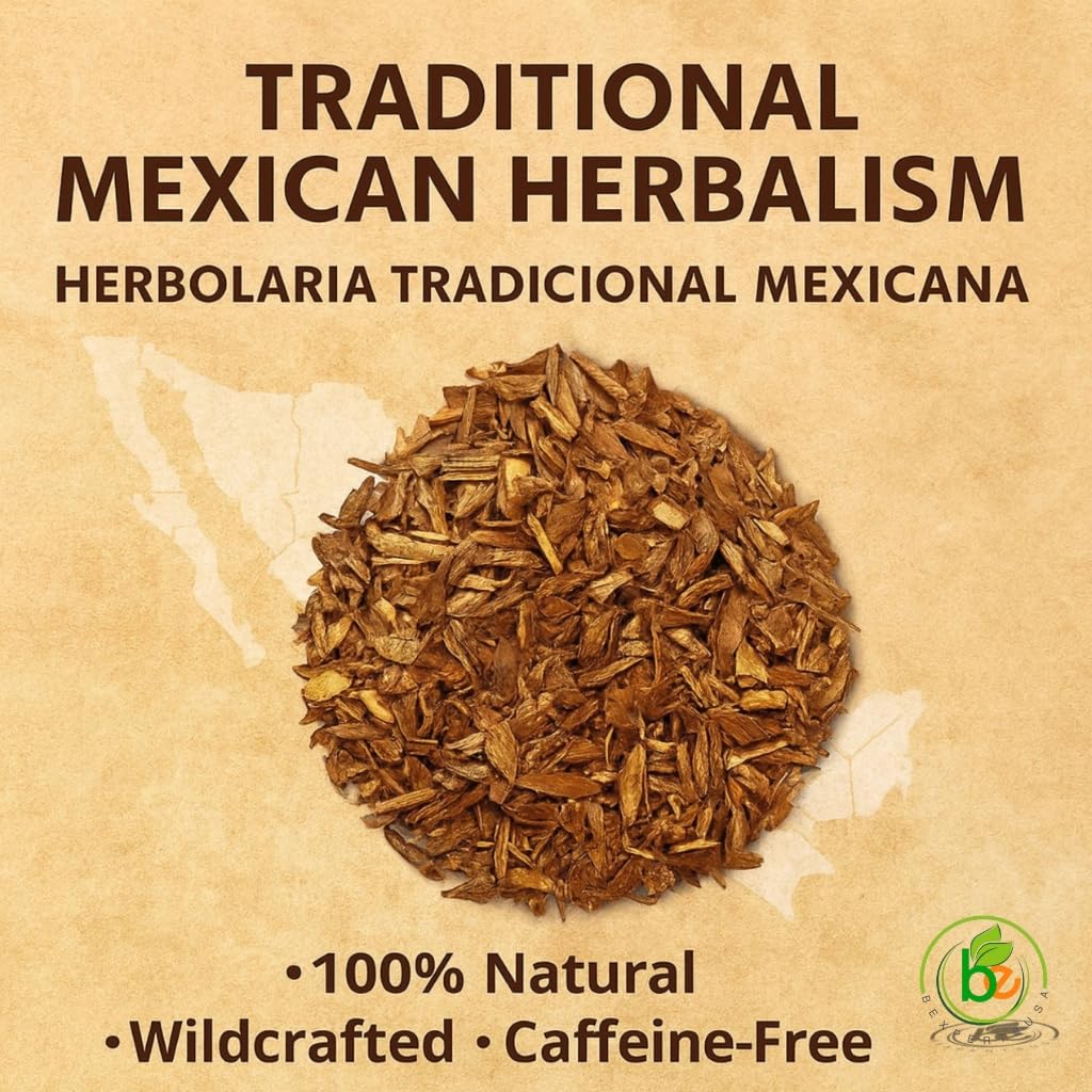 Muicle Herbal Tea (Mexican Honeysuckle) - 4 oz Loose Leaf - 100% Natural  Wildcrafted  Vegan  Non-GMO  Gluten-Free  Caffeine-Free - Authentic Mexican Herbal Infusion - by BexpertsUSA