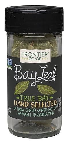 Frontier Bay Leaf Whole 0.16 Ounce Bottles (Pack Of 3)