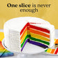 DAVIDS COOKIES Rainbow Layer Cake – Gourmet Dessert, Pre-Sliced 14 Pieces, 10, 115.2 Ounce