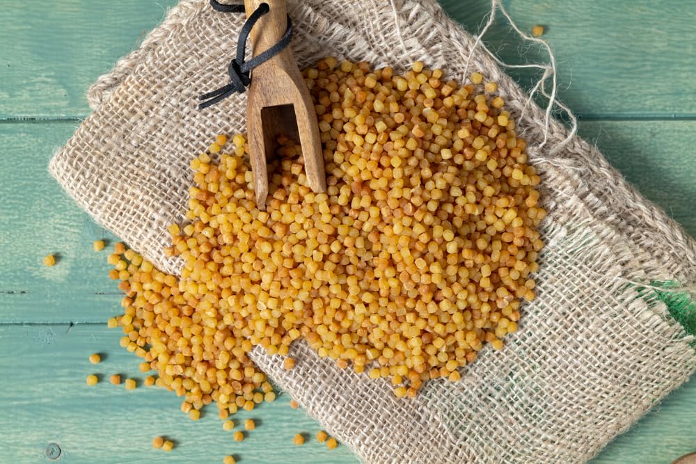 Sanniti Toasted Fregola Sarda FIne Semolina Pasta Fregula Tostata Fina, 17.6 oz (Pack of 2)