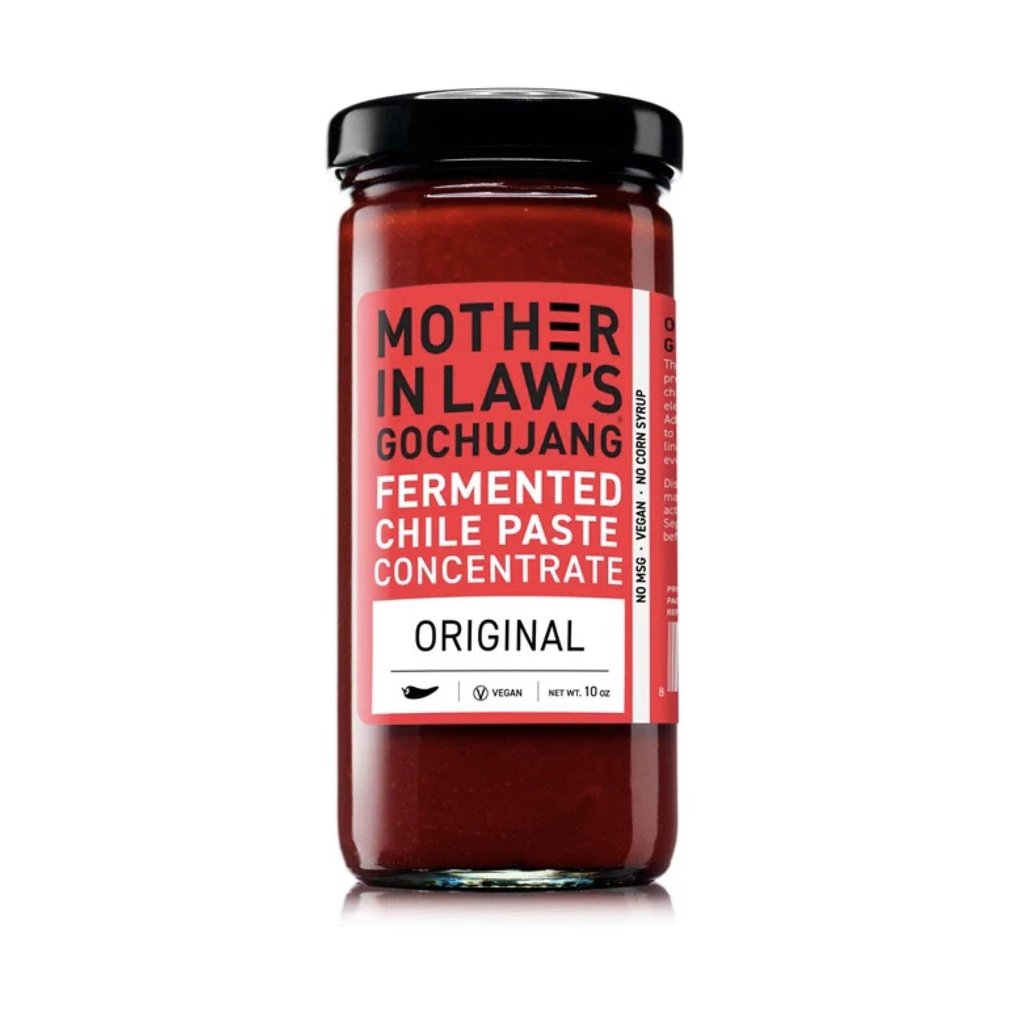 Mother-in-Laws Gochujang Fermented Chile Paste, Vegan, Mild Heat, 10 Ounce