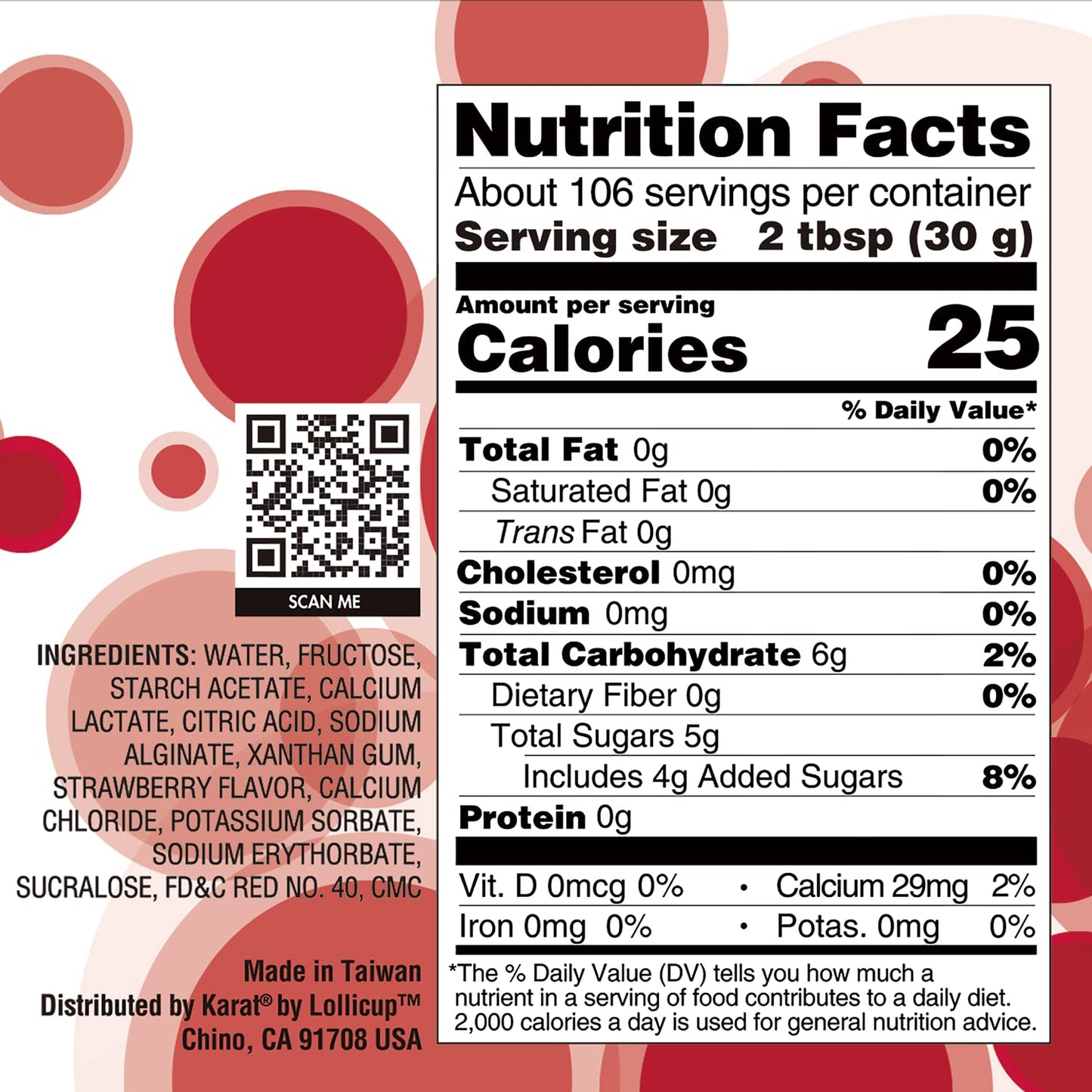 TEA ZONE Strawberry Popping Pearls for Boba Tea, 7 Pounds, Model B2053