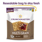 Multi Grain Gluten Free Sea Salt, Baked Rice Crunchy Crackers (Pack Of 2)- 4Oz Each