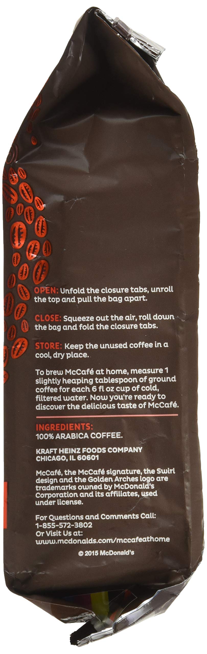 Mcdonalds Mccafe Premium Roast Ground Coffee Bag 12.Oz (Pack Of 2) (Premium Roast - Medium)