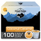Roast Ridge Single Serve Coffee Pods for Keurig, Coconut Caramel, Medium Roast, 100 Count
