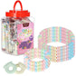 Fresh Finest Candy Mix - 54-Count Bulk Jar with 18 Bracelets, 18 Necklaces, 18 Rings, Clear Packaging