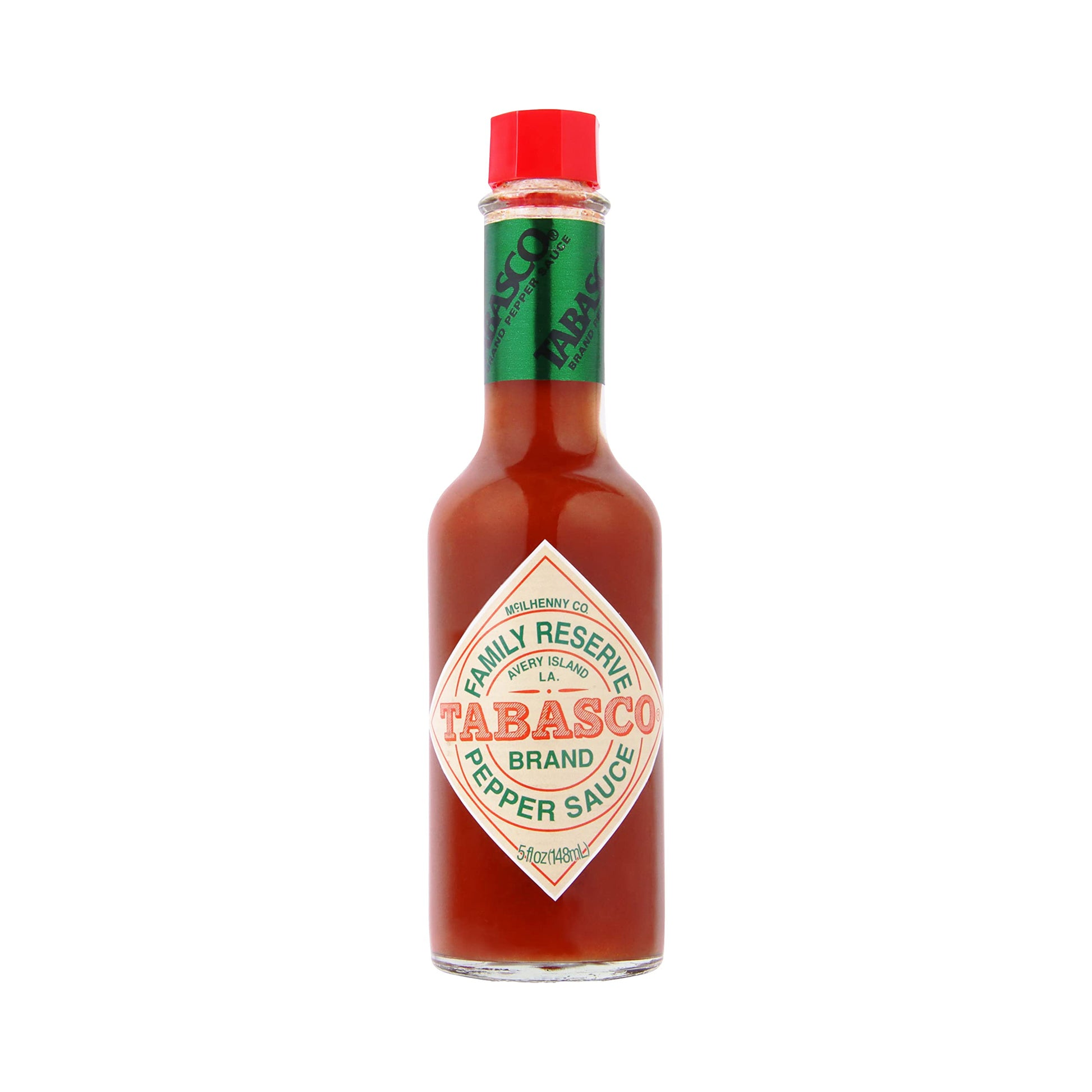 TABASCO Brand Family Reserve Pepper Sauce, Mild Hot Sauce, Glass Bottle, 5 Fl Oz