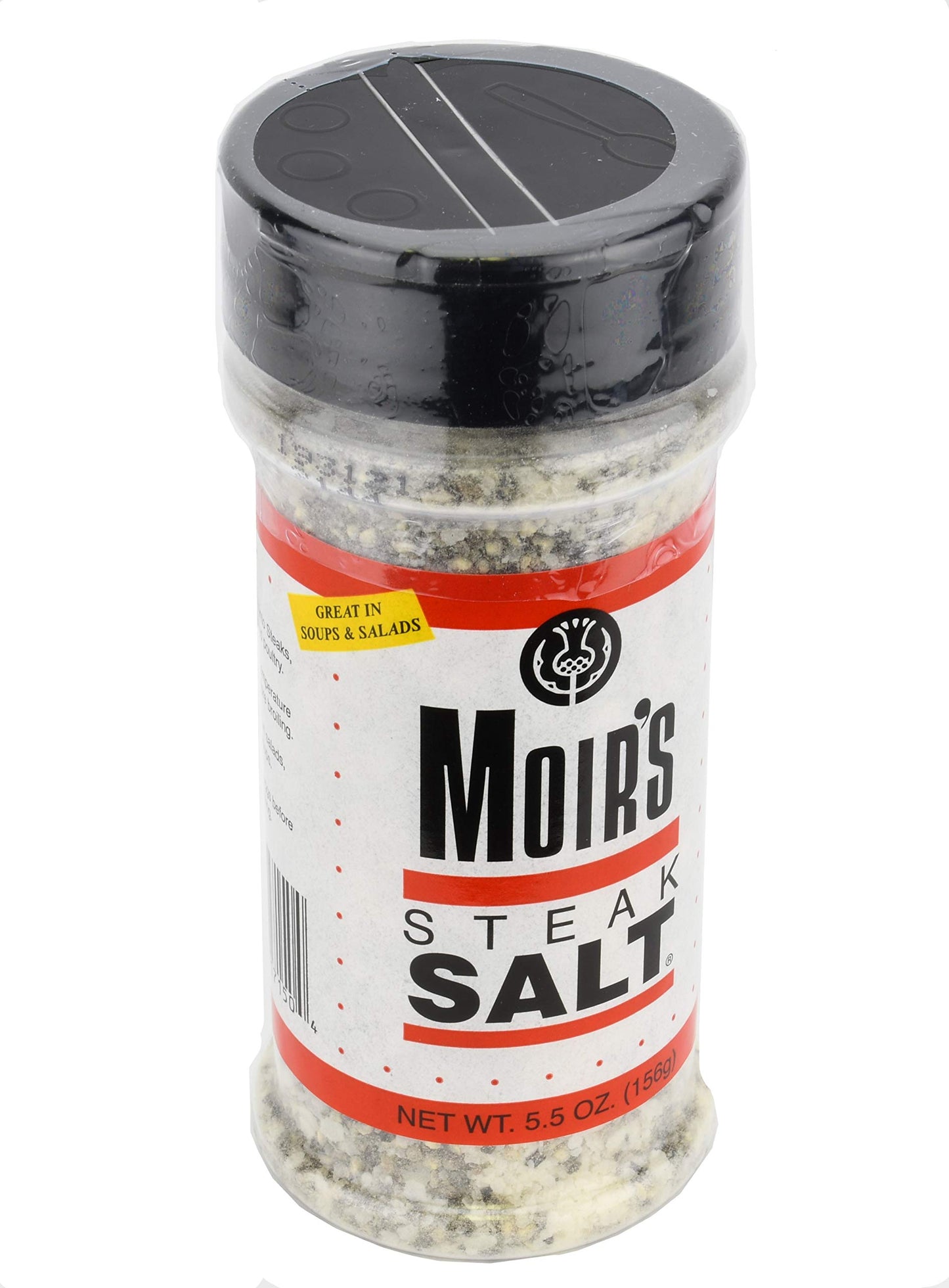 Moirs Steak Salt All Purpose Seasoning Also For Chicken Vegetables Salads Eggs 5.5 oz