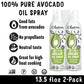 Chosen Foods 100% Pure Avocado Oil Spray, Keto And Paleo Diet Friendly, Kosher Cooking Spray For Baking, High-Heat Cooking And Frying (13.5 Oz, 2 Pack)