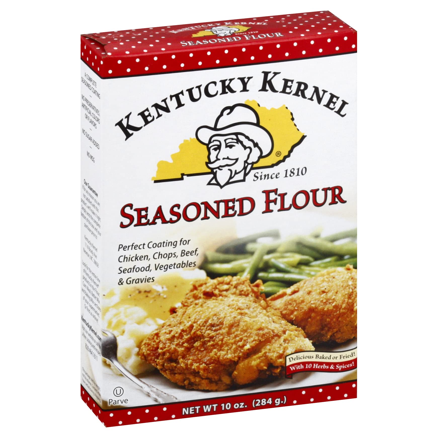 Kentucky Kernel Seasoned Flour, 10 Ounce (Pack Of 6)
