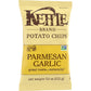 Kettle Brand Potato Chips Parmesan Garlic Kettle Chips, 7.5 Oz (Pack of 2)