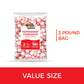 CANDY BREAK Starlight Peppermint Mints - Hard Candy, Individually Wrapped, 150 Count, 2 lbs Bulk Bag for Parties and Holidays