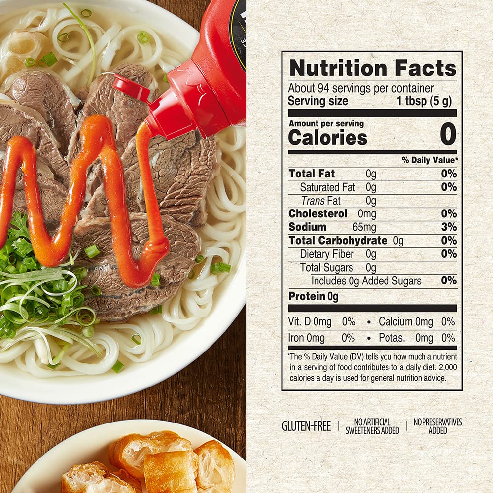 Original Vietnamese Hot Sauce for Ph?, CHIN-SU Hot Chili Sauce for Authentic Taste of Ph? & Other Vietnamese Specialties, Gourme