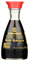 Kikkoman Soy Sauce, 5 Ounce - 12 per case.