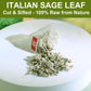 FullChea Sage Tea Bags, Premium Natural Cut & Sifted, Non-GMO, Caffeine-free, 30 Count (Pack of 1)