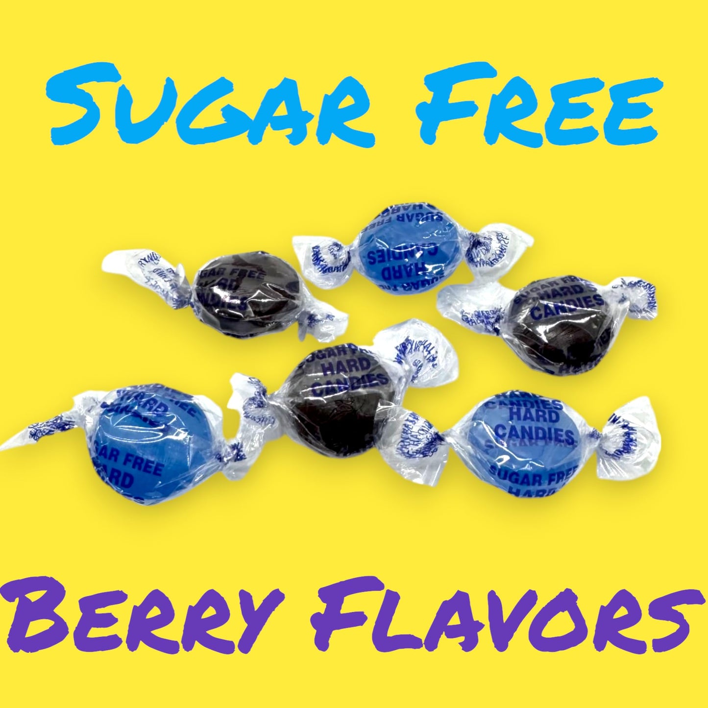 Arcor Sugar Free Mixed Berry Flavors Gourmet Hard Candy-Keto Friendly- Premium Quality 1.5 Lbs, Delicious Taste Individually Wra