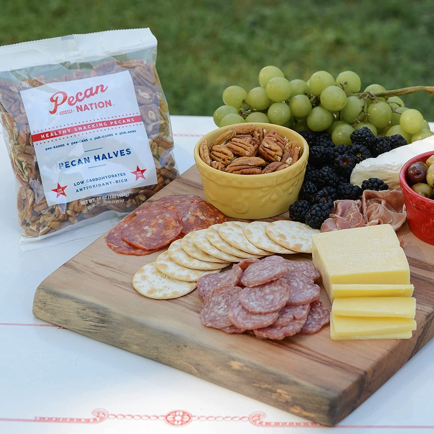 Pecan Nation All Natural Unsalted Pecan Halves 16 oz., No preservatives, Antioxidant-Rich, Low Carb, Healthy Nut Snack for Adult