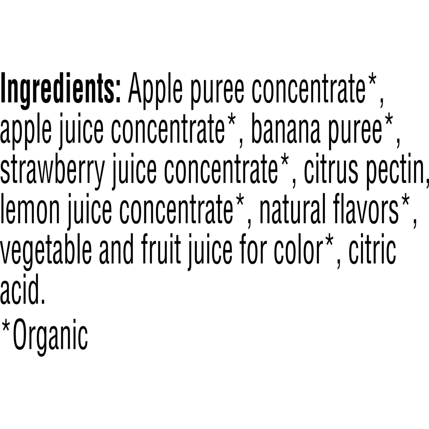 Pure Organic Layered Fruit Bars, Gluten Free, Vegan Fruit Snacks, Strawberry Banana (2 Boxes, 24 Bars)