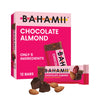 Bahamii Snack Bars, Healthy Vegan Snacks, Gluten Free, 12 Pack, Made with Dates & Nuts, No Added Sugar, Good Source of Fiber