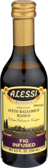 Alessi White Balsamic Fig Infused Vinegar , 8.5 Ounce