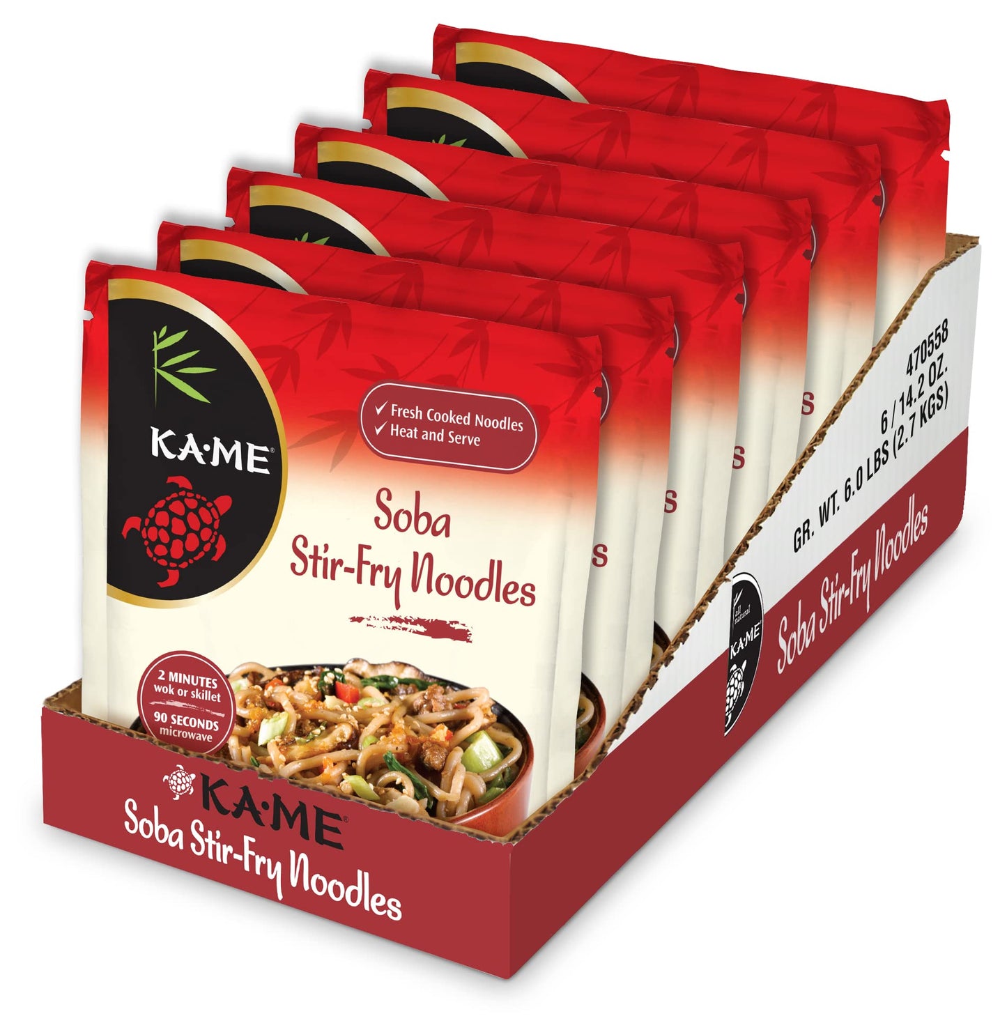 Ka-Me Soba Noodle Organic Buckwheat - 14.2 Oz. (Pack Of 6)