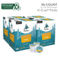 Caribou Coffee Daybreak Morning Blend K-Cup Pods, Light Roast, 96 Count (4 Packs of 24), Model 5000203112, White