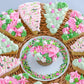 Fancy Edible Sprinkles For Cake, Cookie, Cupcake Decorating, And Baking - Baby Shower Cake Sprinkles And Toppings In Light Pink Jimmies, Green Nonpareils, Pink Rose And Green Cactus Candy Sprinkles