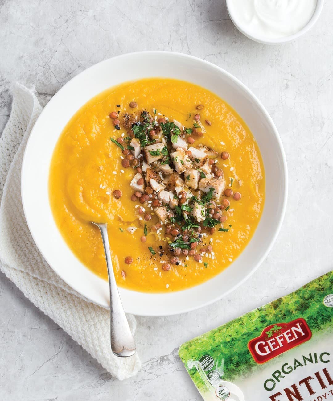 Gefen Organic Ready to Eat Lentils 16.9oz (6 Pack)