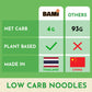 Keto Naturals Low Carb Ramen Noodles - 4g Net Carb, 5g Protein, 6 Packs, 2.07 Ounce Each, Ideal for Keto Diet