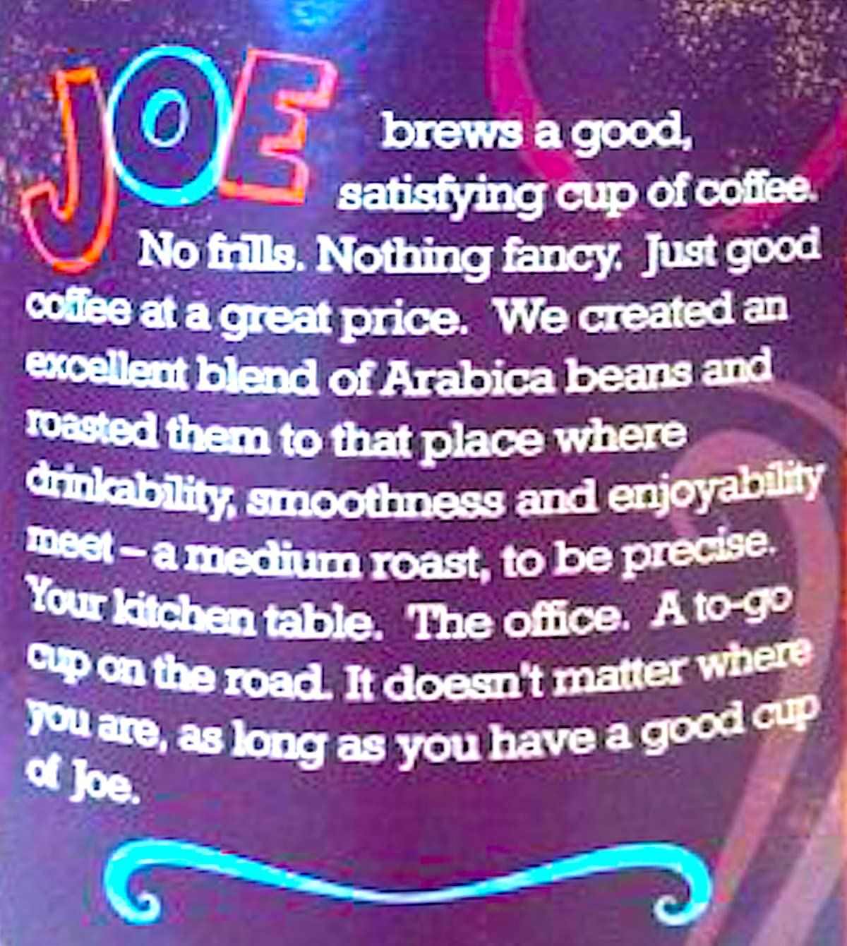 Trader Joe'S Joe Coffee, Medium Roast, 100% Arabica Whole Bean Coffee With An Exceptionally Smooth Cup Of Coffee - 2 Pack Of 14