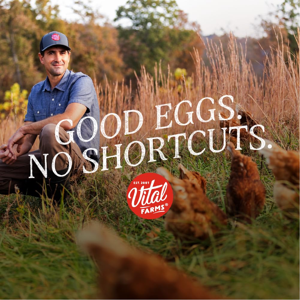 Vital Farms Organic Pasture-Raised Hard-Boiled Eggs Resealable Bag, 6 Ct