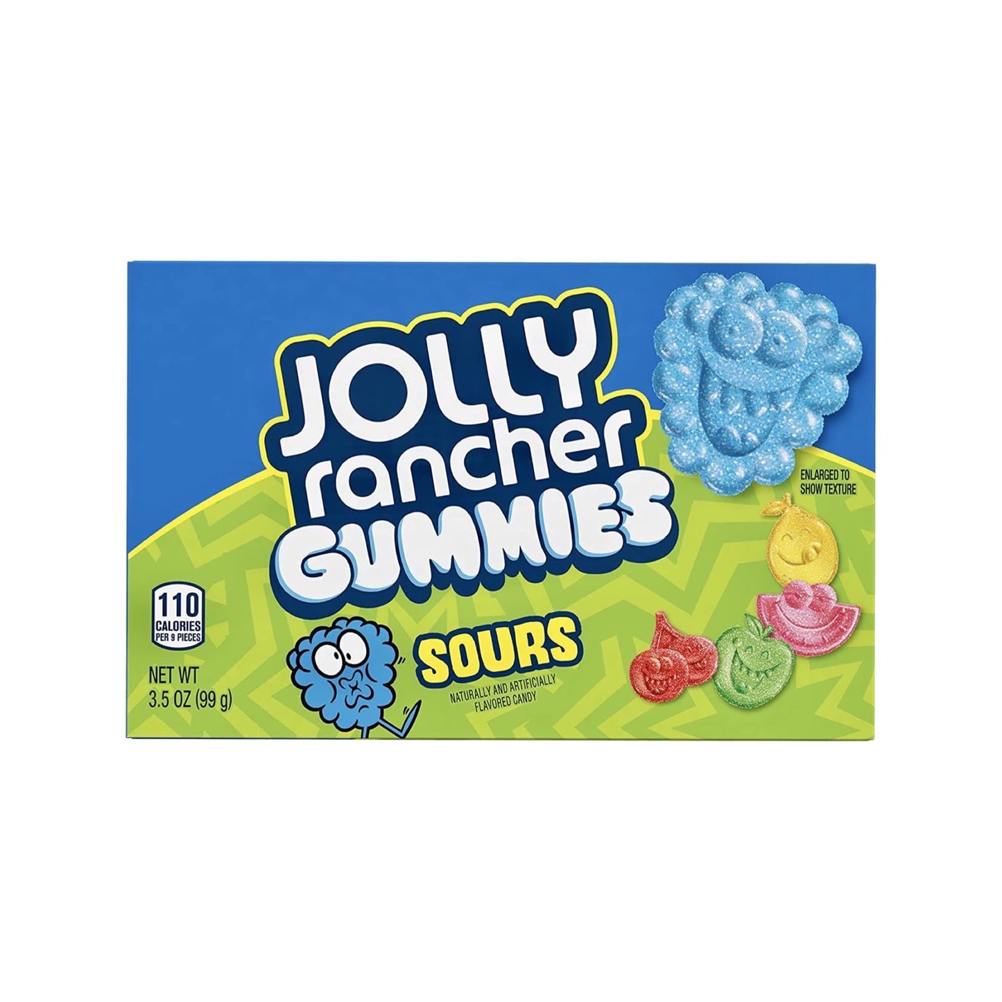 JOLLY RANCHER Gummies Sours Assorted Fruit Flavored Candy Boxes, 3.5 oz (11 Count)