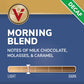 Victor Allens Coffee Decaf Morning Blend Light Roast Single Serve Pods 80 Count Brown