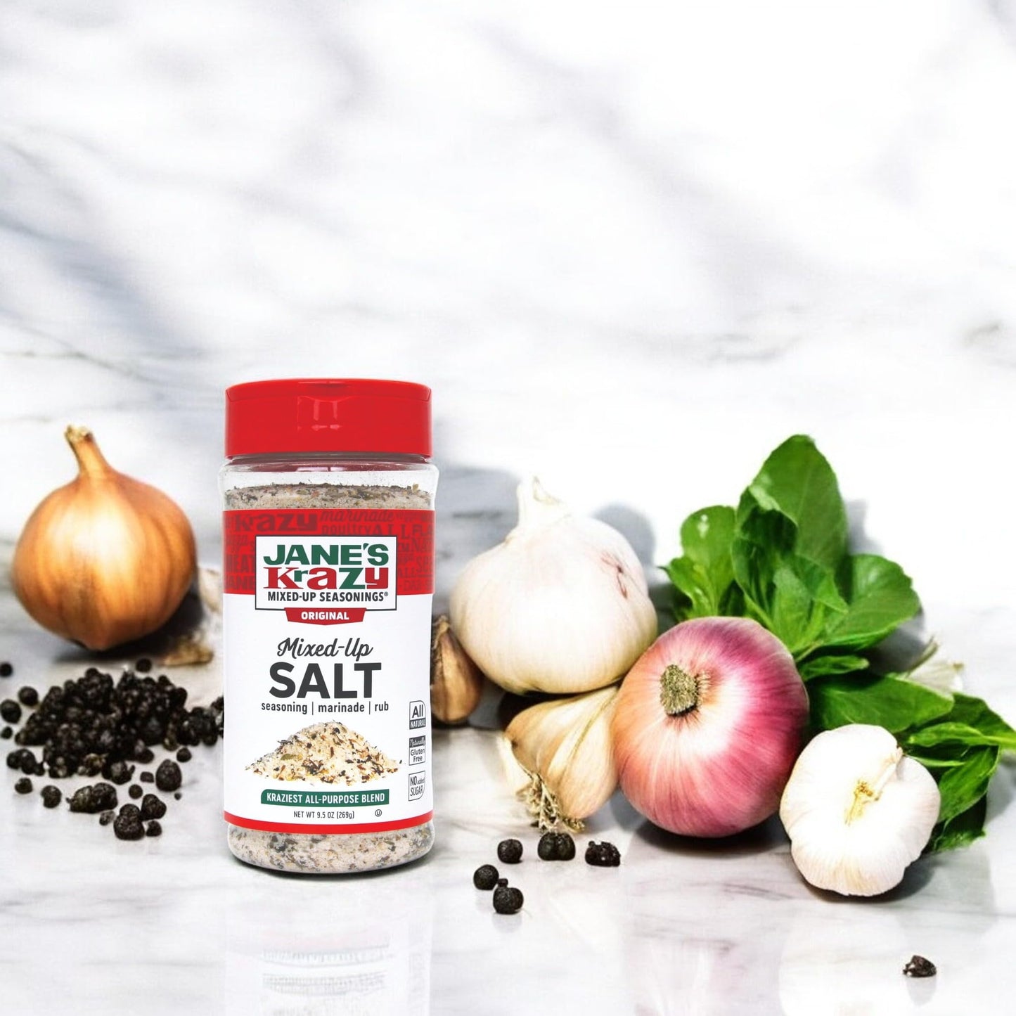 Janes Krazy Seasonings Mixed Up Salt, 9.5 Ounce (Pack of 2)2