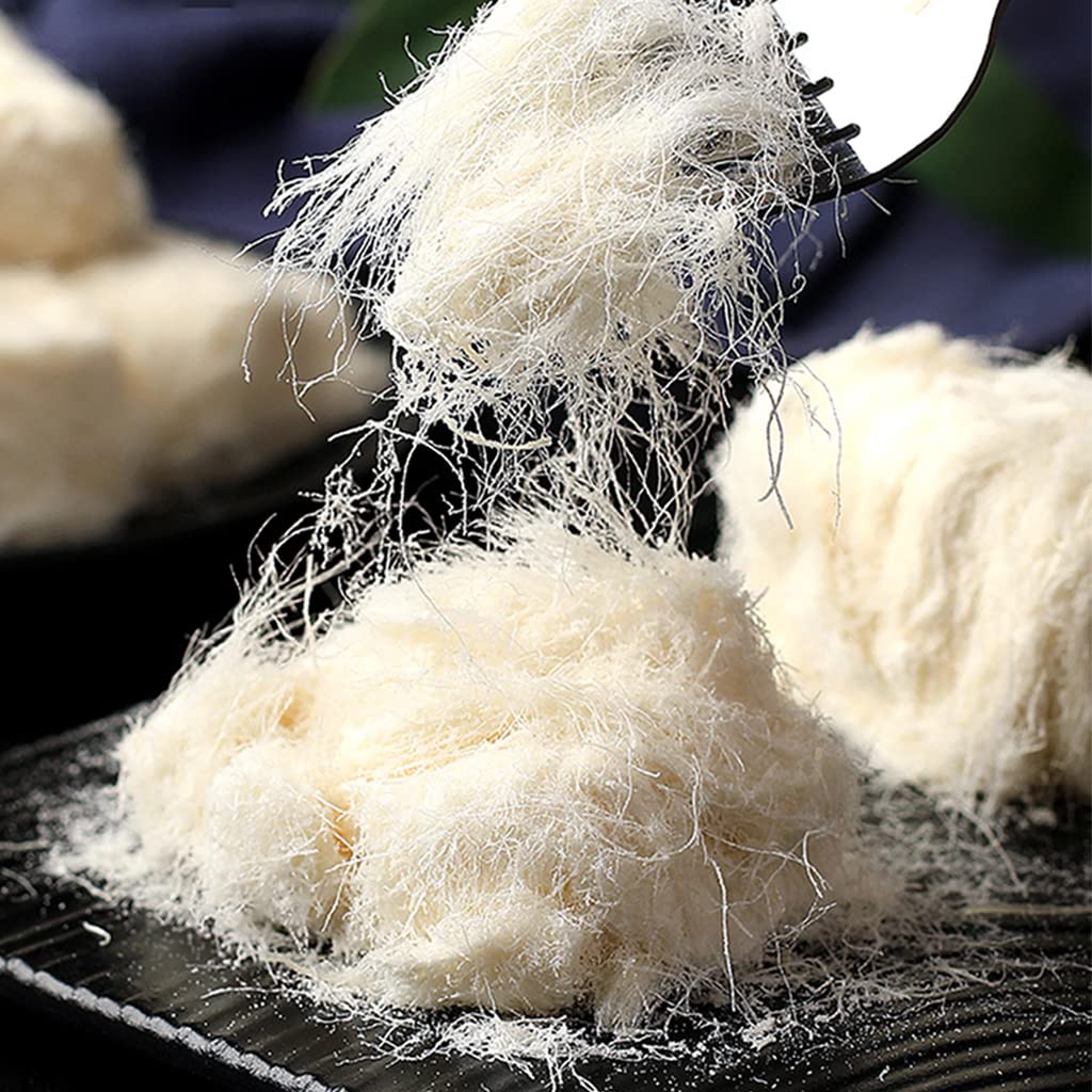 Jtedzi Luxury Turkish Cotton Candy (Pismaniye) 140G/4.93Oz, Traditional Floss Halva, Dragon Beard Candy (), Special Halva Can