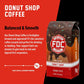 Fire Department Coffee - Gives Back To Firefighters - Donut Shop Ground Coffee - Sweet & Smooth - Medium Roast - Roasted In The