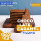 Stroop Club Chocolate Caramel Delights Cookies  Organic Waffles And Plant Based  Vegan Healthy Snacks Stroopwafels - 6 X Pack Of