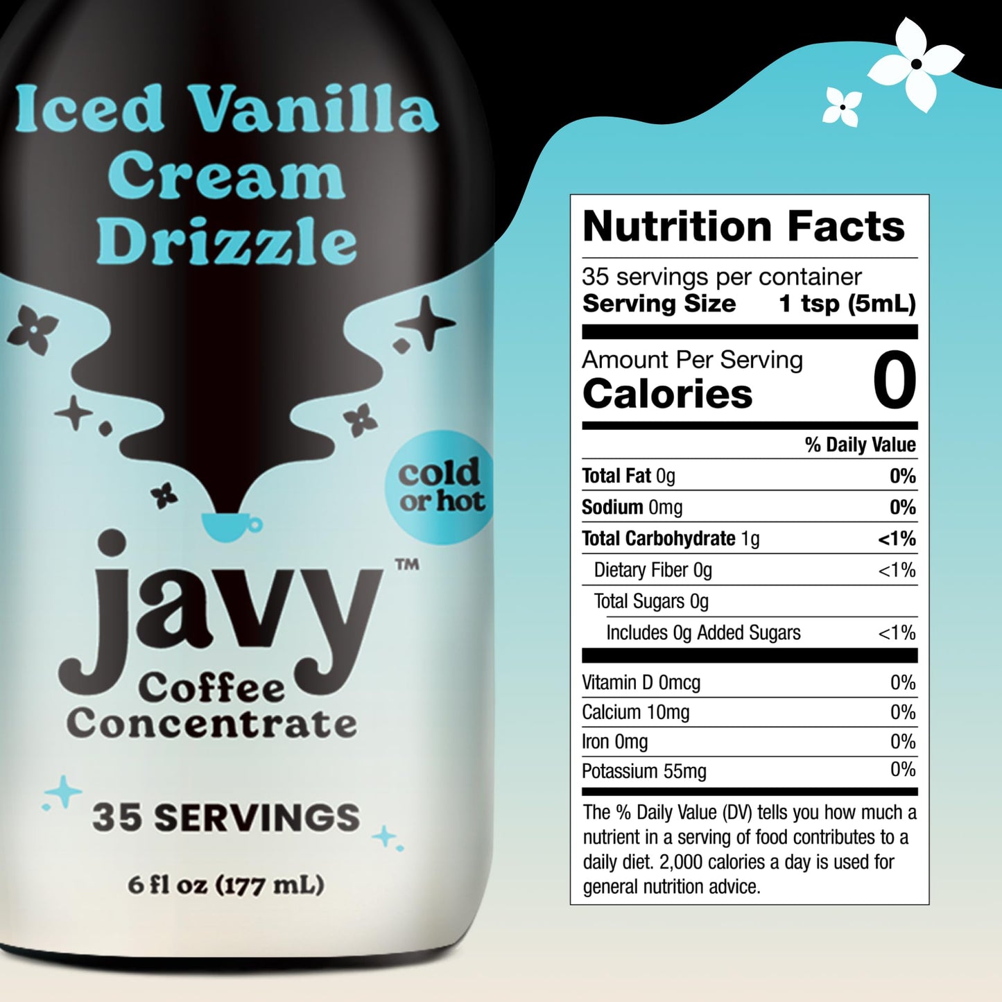 Javy Coffee Concentrate - Cold Brew Coffee, Perfect For Instant Iced Coffee, Cold Brewed Coffee And Hot Coffee, 35 Servings - Ic